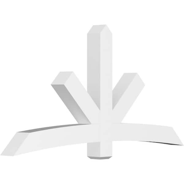 Ekena Millwork Alberta 84 in. W x 42 in. H x 6 in. D Signature Polyurethane Bracket