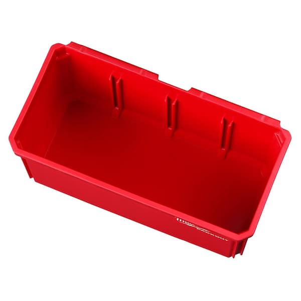 Large Plastic Divider Bin, Slatwall Accessory Bin