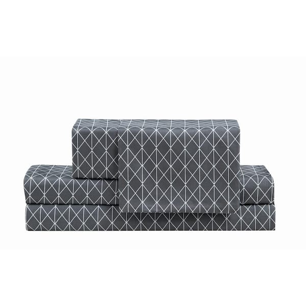 Cherie Paris Themed 8Pc King Blue Comforter Set With Sheets
