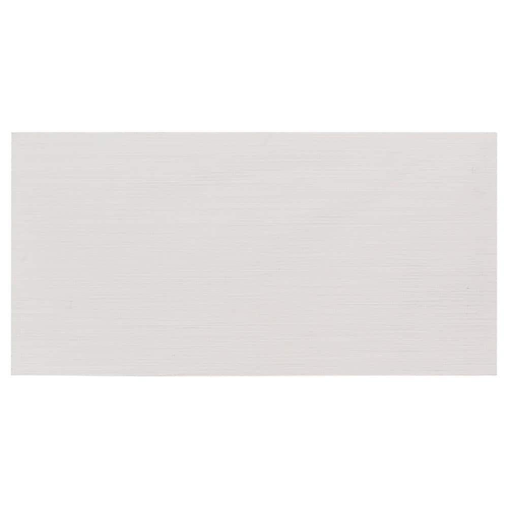Jeffrey Court Arctic Horizon White 10 in. x 20 in. Subway Matte