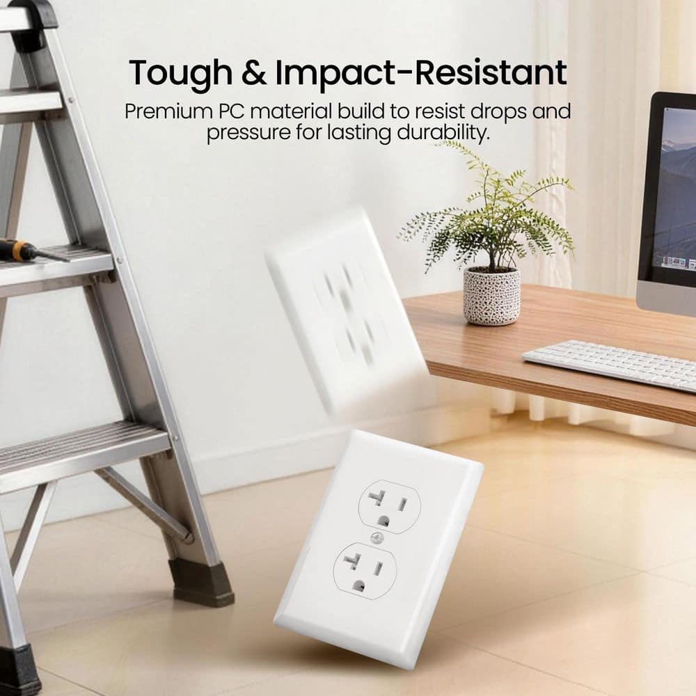 Duplex Receptacle 20A 125V 2P3W Grounding NEMA 5-20R Wall Socket Outlet UL Listed White 50 Pack price history on PriceWatchPro