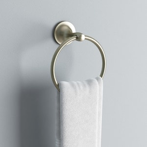 Willamette Towel Ring in Vibrant Brushed Nickel