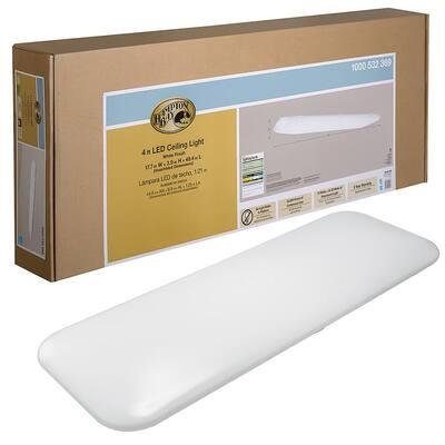 Integrated Led Flush Mount Lights Lighting The Home Depot