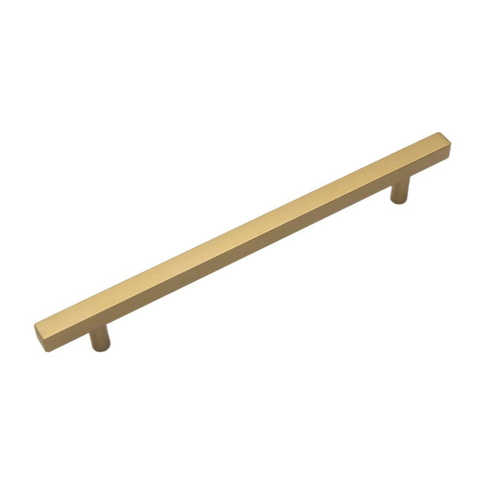 Quad Collection Bar Pull - 8-13/16 in. Center to Center Brushed Golden Brass Bar Cabinet Pull price history on PriceWatchPro