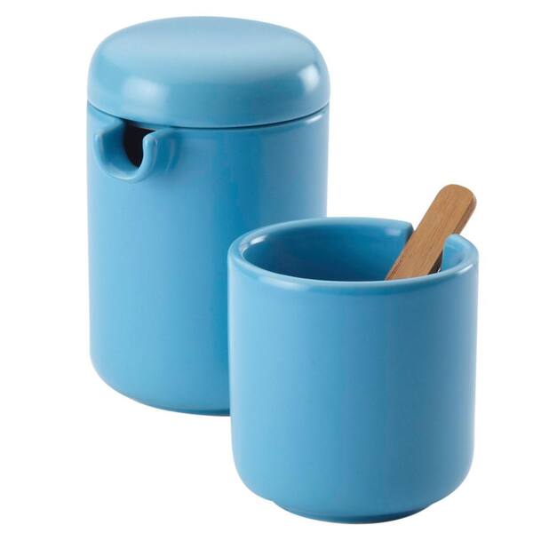 Plastic Cream and Sugar Container with Lid 2.5(w) X 3(h)