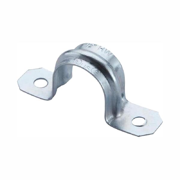 Halex 3/4 in. Electrical Metallic Tube (EMT) 2-Hole Strap (50-Pack)