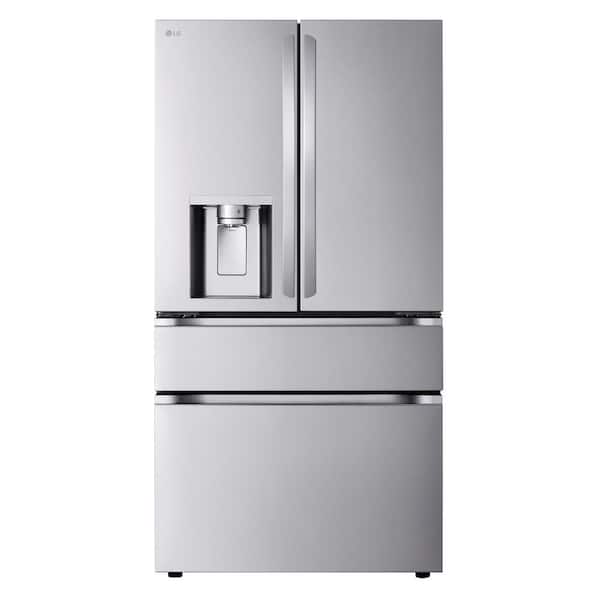 LG 26 cu. ft. SMART Counter Depth MAX French Door Refrigerator with Full Convert Drawer in PrintProof Stainless