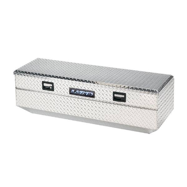 60 in Cross Bed Truck Tool Box Lightweight Durable Thick Diamond Plate Aluminum 