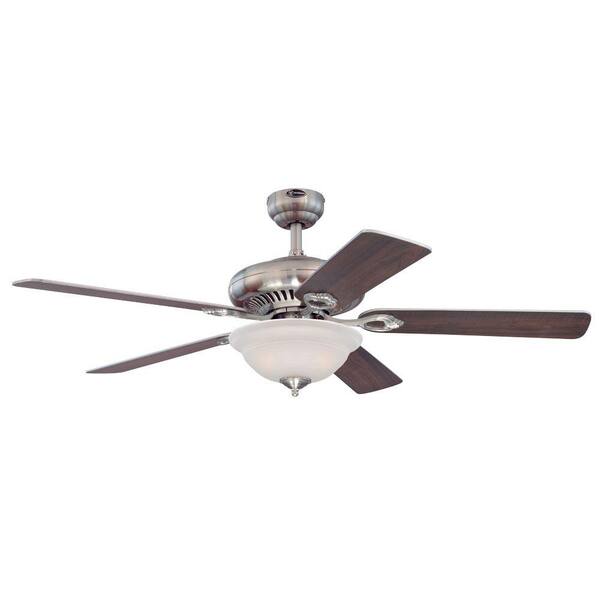 Westinghouse Fairview 52 in. Indoor Brushed Nickel Finish Ceiling Fan