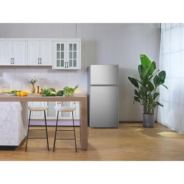 Vissani 18 cf Top Freezer Refrigerator-Stainless Look-E*Star