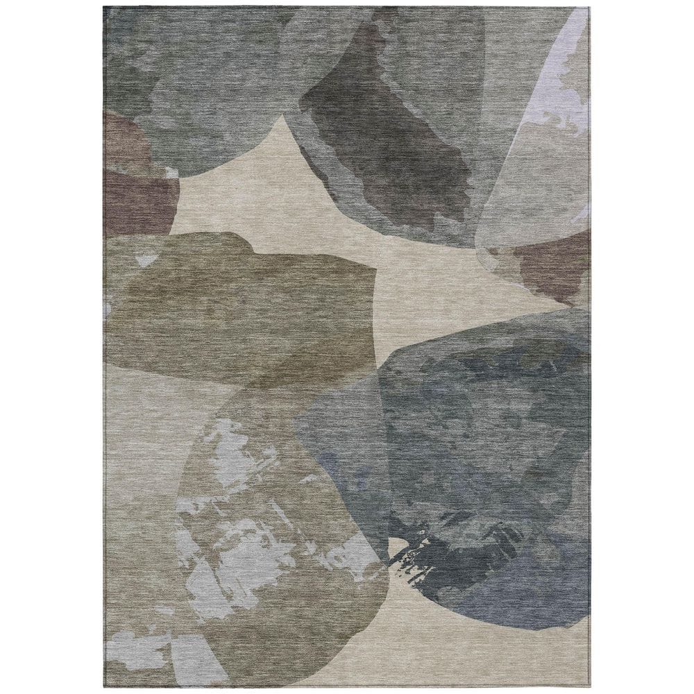 Chantille Machine Washable Indoor/Outdoor Abstract ACN2901 Beige 8 ft. x 10 ft. Area Rug price history on PriceWatchPro