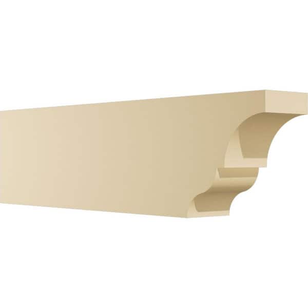 Ekena Millwork Standard Asheboro 4 in. W x 8 in. H x 30 in. D Signature Urethane Rafter Tail Outlooker