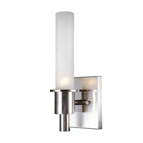 World Imports 1-Light Satin Nickel Wall Sconce