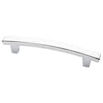 Pierce 4 in. (102mm) Center-to-Center Polished Chrome Drawer Pull