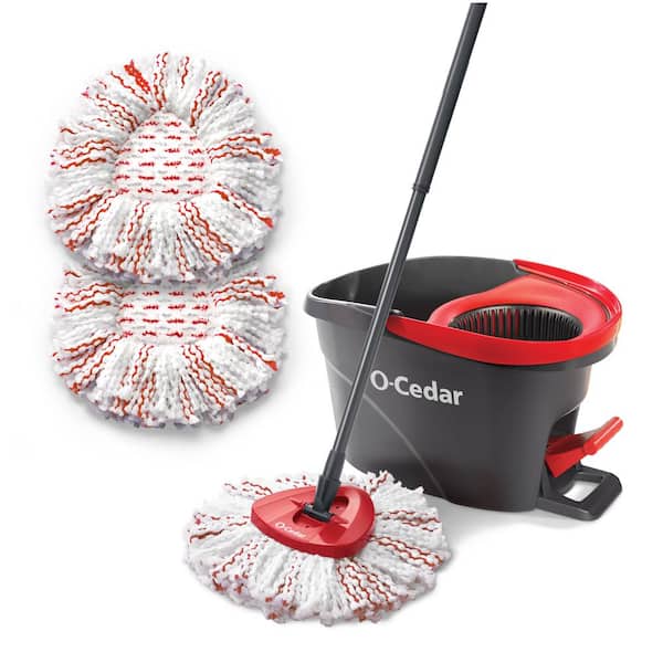 Photo 1 of [Notes] EasyWring Deep Clean Microfiber Spin Mop with Bucket System and 2 Extra Deep Clean Mop Head Refills