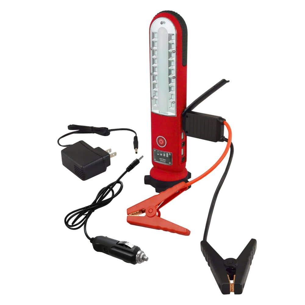 Stonepoint LED Lighting Emergency Car Jump Start Plus Power Bank Plus ...