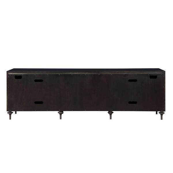 Acme Furniture Diya Forged Bronze And Espresso Finish Wood Acme Furniture Diya Forged Bronze And Espresso Finish Wood