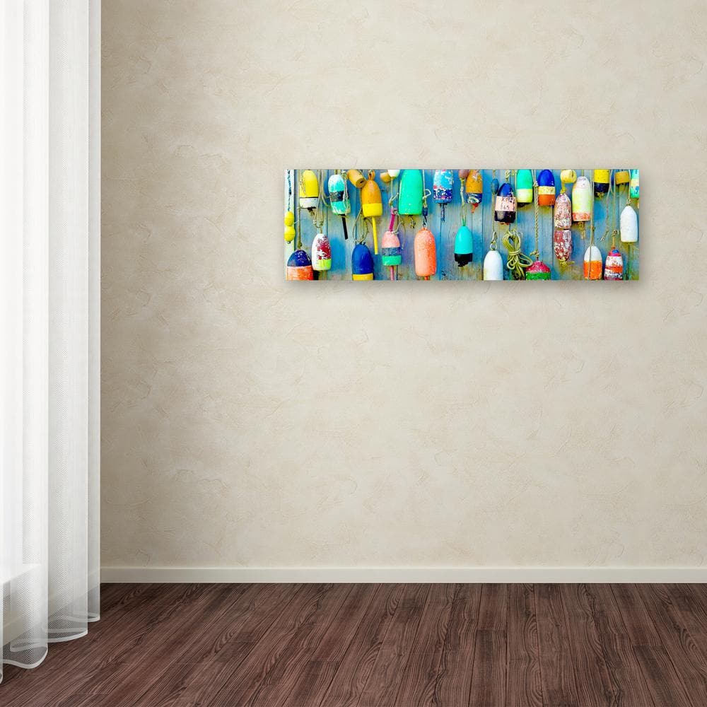 Preston 'Floaters' Colorful Buoys Canvas Art, 24 in