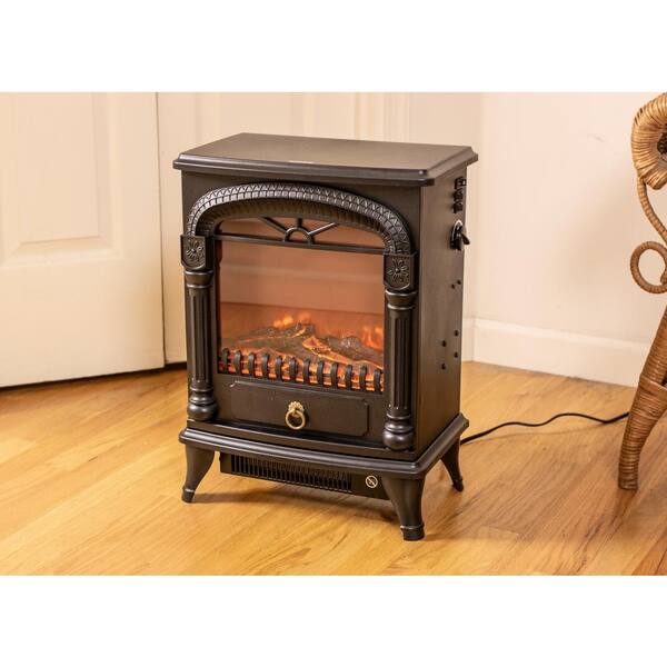 Electric Fireplace Heater Fireplace Space Heater with 3D Flames Effect Wood #13 