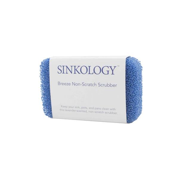 SINKOLOGY Breeze 4.8 in. Non-Scratch Odor Resistant Silicone Scrubber