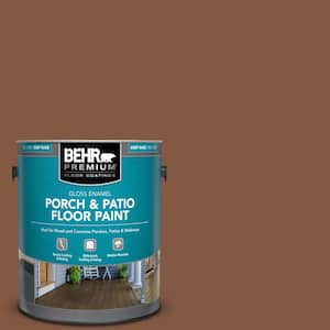 1 gal. #BXC-42 Bricktone Gloss Enamel Interior/Exterior Porch and Patio Floor Paint