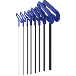 10pc T-Handle Hex Allen Key Set 2-10mm with Metric Hex Wrench Alan Key Stand 