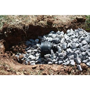 FLEX Drain 4 in. x 50 ft. Black Copolymer Perforated Drain Pipe