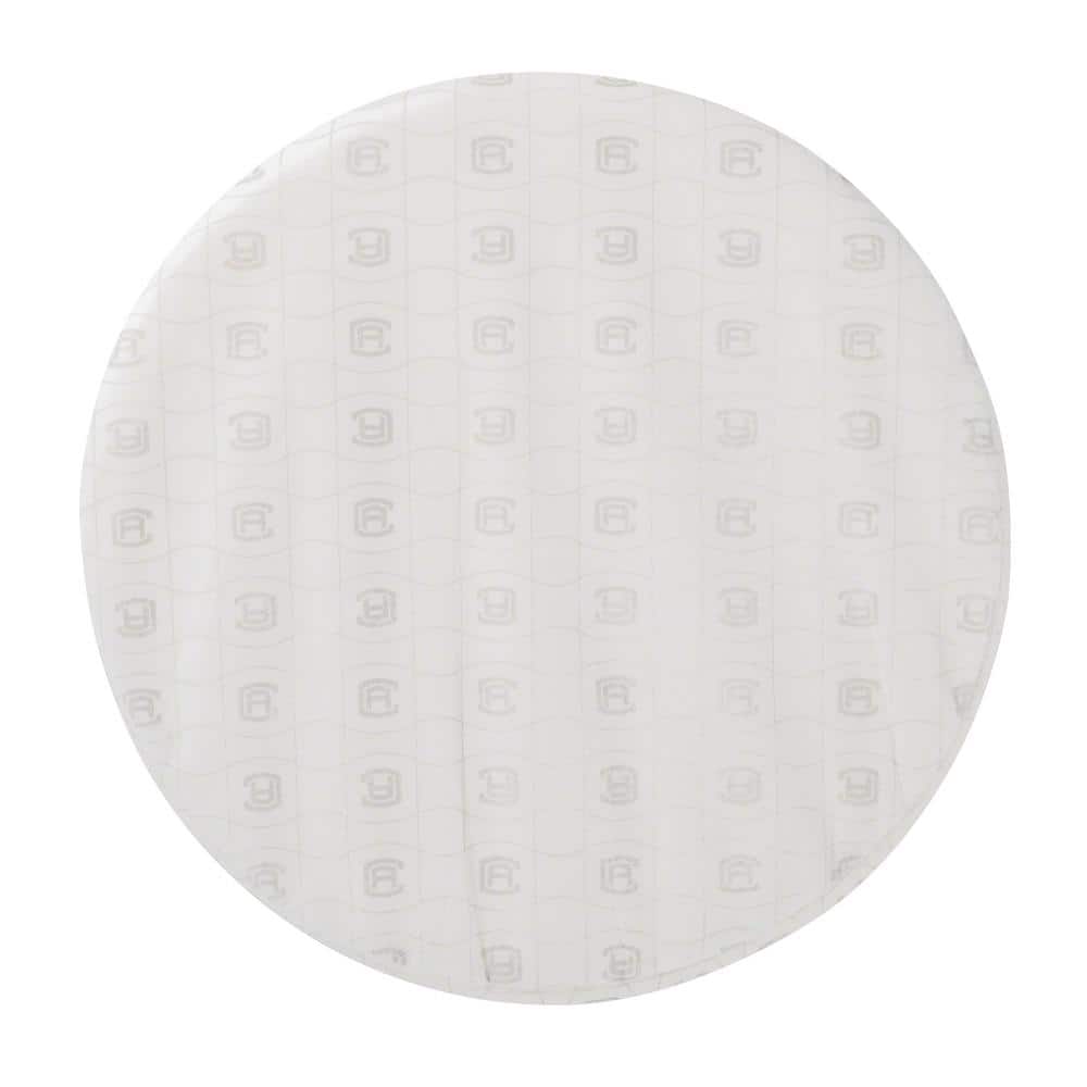 Heather Indigo Blue Round Outdoor Foam Chair Cushion