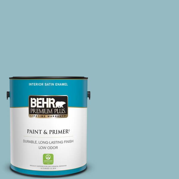 BEHR PREMIUM PLUS 1 gal. T1813 Casual Day Satin Enamel Low Odor