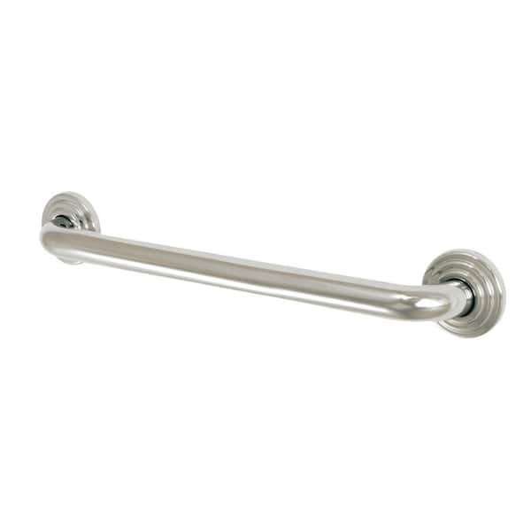 Kingston Brass Restoration 18 in. x 1-1/4 in. Grab Bar in Polished Nickel